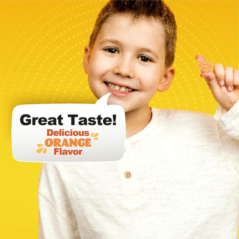 Doctors Finest Vitamin C Gummies for Kids – Vegan, GMO Free & Gluten Free – Great Tasting Orange Flavor Pectin Chews – Kids Dietary Supplement – 250mg of Vitamin C – 90 Jellies [45 Doses] in Kuwait