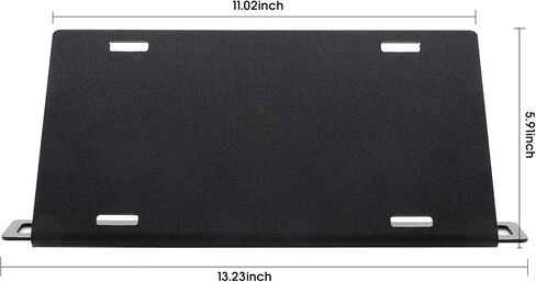 BESTAOO Front License Plate Frames for Ford Bronco, Aluminum Alloy Car License Plate Mounting Bracket Holder for Ford Bronco 2021 2022 2023 2024, Easy Installation (Black) in Kuwait
