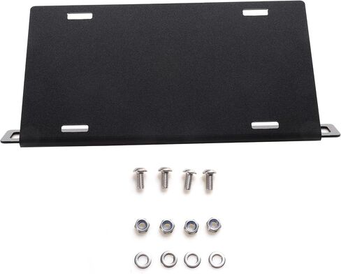 BESTAOO Front License Plate Frames for Ford Bronco, Aluminum Alloy Car License Plate Mounting Bracket Holder for Ford Bronco 2021 2022 2023 2024, Easy Installation (Black) in Kuwait