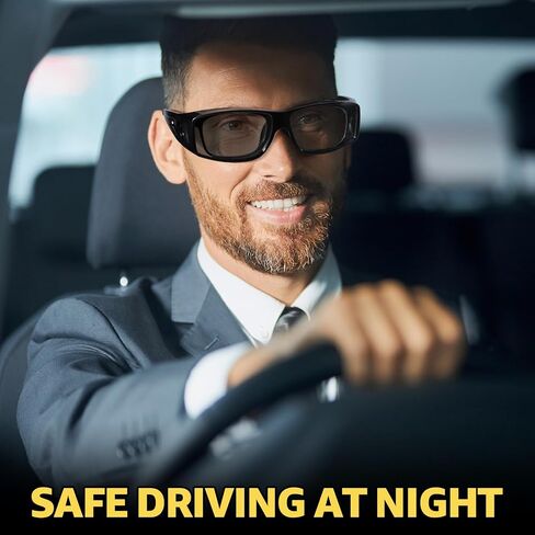 Myiaur Night Driving Glasses for Women Men, Polarized Night Vision Fit Over Glasses Sunglasses for Day & Night Reduce Glare in Saudi Arabia