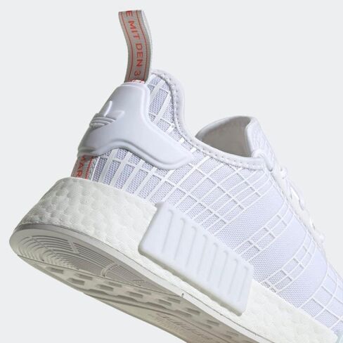 حذاء اديداس NMD_R1 للرجال، ابيض، مقاس 8 in Saudi Arabia