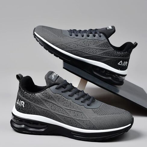 Autper Mens Air Athletic Running Tennis Shoes Lightweight Sport Gym Jogging Walking Sneakers US 6.5-US12.5 in Saudi Arabia