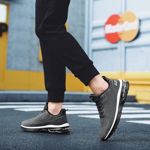 Autper Mens Air Athletic Running Tennis Shoes Lightweight Sport Gym Jogging Walking Sneakers US 6.5-US12.5 in Saudi Arabia