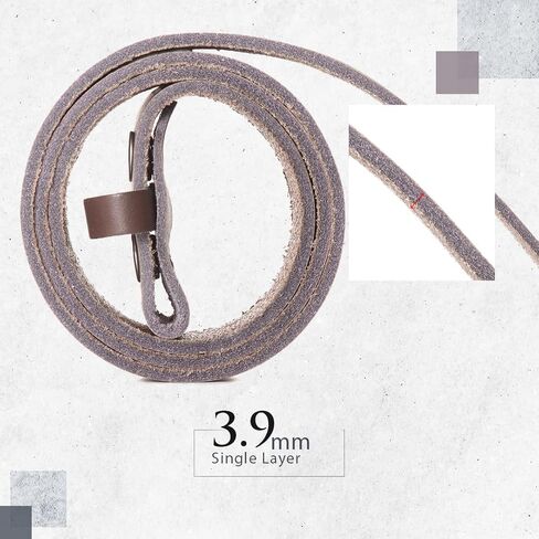 Leather Belt for men, Genuine Leather Belt without buckle, Men Belts Replacement belt Snap on Strap-1.5 inch Wide in Saudi Arabia