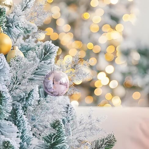 20" Christmas Picks Silver Christmas Tree Branches Filler 6pcs Hight Pine Branches for Christmas Tree Wreath Swag Winter Wedding Bouquet Centerpiece Décor in Saudi Arabia