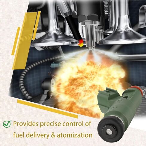 23250-22040 OE 1.8L 1ZZ-FE حاقن وقود المحرك، متوافق مع/تويوتا كورولا 2000 2001 2002 2003 2004، ماتريكس سيليكا Mr2 سبايدر فيبي 1.8 2000-2006،|#23250-0D040| |12 فتحة| |مجموعة من 4| in Kuwait