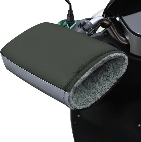 ITODA Motorcycle Handlebar Muffs Bike Cycling Windproof Waterproof Gloves Snowmobile Motorbike Mittens with Reflective Stripe in Saudi Arabia