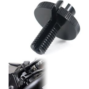 xitomer Aftermarket Clutch Cable Wire Adjuster Fit for MT07 MT-07 FZ07 MT09 MT-09 FZ09 FJ-09 YZF-R6 R1 CNC Aluminum Alloy M10x1.5 Screw (Black)
