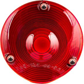 GG Grand General 84074 4 inches Red Classic Glass Lens