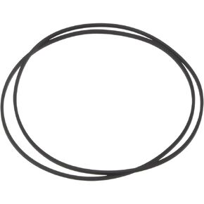 HARFINGTON 2pcs Cassette Tape Machine Belts 1mm Square 190mm Length(Folded 95mm) Rubber for Cassette Recorder Repair, Black