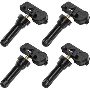 Clatoon 4PCS TPMS 433MHz Tire Pressure Monitoring System Sensor, for Jeep/Chrysler/Dodge/Fiat/Ram, Replaces 56029398AA, 56029398AB, 68241067AA, 68241067AB