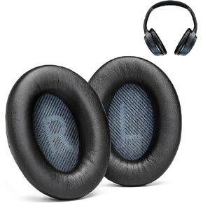 AHG Premium SoundLink AE2 Ear Pads Cushions Compatible with Bose SoundLink AE2 / Bose SoundLink Around Ear ii Wireless Headphones (Black). Premium Protein Leather | Extra Thick Soft High-Density Foam