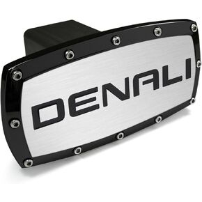 CarBeyondStore GMC Denali Black Trim Billet Aluminum Tow Hitch Cover