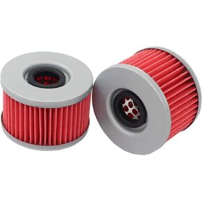 MOTOKU Pack of 2 Oil Filter for Honda Rancher 400 Foreman Rubicon 500 Rincon 650 680 TRX680 400 500 650 ATV