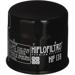 HIFLO FILTRO HF138 Black Premium Oil Filter