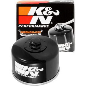 K&N Motorcycle Oil Filter: High Performance, Premium, Designed to be used with Synthetic or Conventional Oils: Fits Select Yamaha, Kymco Vehicles, KN-147