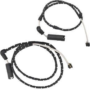 PXASU Brake Pad Wear Sensor Front & Rear Wheel | Compatible for BMW X3 E83 2004 2005 2006 2007 2008 2009 2010 | Replacement # 34353411756, 34353411757