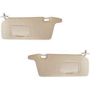 Sun Visor for Honda Civic 2001 2002 2003 2004 2005 Left + Right Pair Driver + Passenger Sides Beige 2M PLASTIC