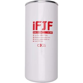 iFJF 1200KTF7018 Fuel Filter Spin-on Particulate Replacement for Transfer Pump FR112 FR1210G FR610G 18 GPM 3/4" with 1200KTG9075 Filter Head and 3/4" ST Elbow and 3/4 x 7" Nipple