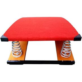 BXZAY Gymnastics Vault Springboard for Kids,Gymnastics Equipment with 2 Springs,Steel Springs & Jump Pad,Gymnastics Assistance Springboard for Home Gym Training