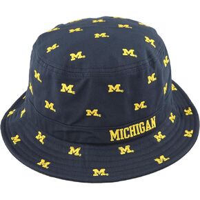 Zephyr Standard NCAA Officially Licensed Bucket Hat Gilligan Scatter, Team Color, Large