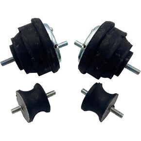 Left and Right Engine Motor and 2 Transmission Mounts Compatible for BMW E36 E46 E85