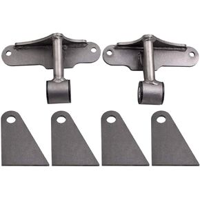 maXpeedingrods Pair Engine Swap Weld-in Motor Mounts Kit for Ford SBF Small Block 289 302 351W Black