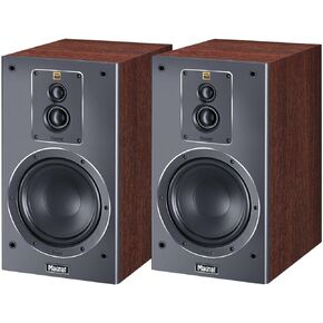 Magnat Signature 503 170W 3-Way Bass Reflex Shelf Speaker, Mocca, Pair