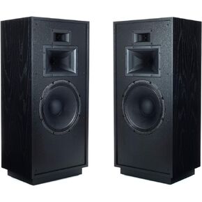 Klipsch Forte IV Heritage Premium Floorstanding Horn-Loaded Speakers in Black Ash