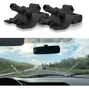 2 PCS Front Windshield Washer Nozzles, Windshield Washer Nozzle Kit, 85381-12300 Washer Spray Jet Kit Compatible with Lexus, Scion, Toyota