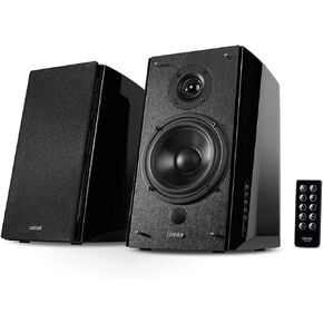 Edifier R2000DB Active Bluetooth Bookshelf Speakers - Optical Input - 2.0 Wireless Near-Field Studio Monitor Speakers - 120 Watts RMS with 5″ Large Woofer – Black in Kuwait