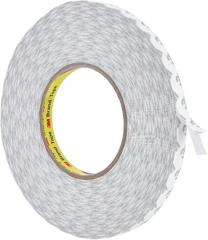 Double Sided Tape Heavy Duty, Double Sided Tape Compatible with 5050 5630 SMD LED Strip Light, Car Trim, Home/Office Decor, Craft Project, Poster Sticker (0.39in x 164ft) (10mmX50m) in Kuwait