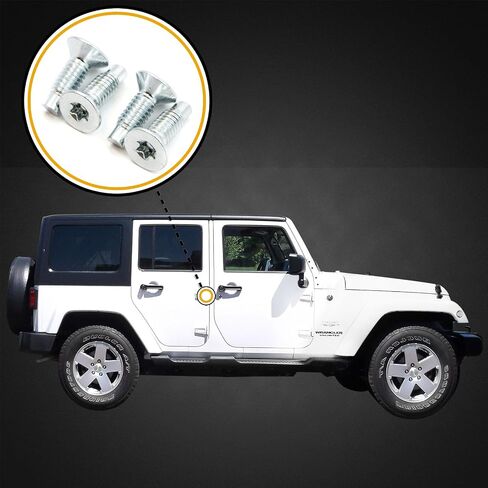 Red Hound Auto 16 Windshield Door Tailgate Hinge Torx Bolt Screw for Compatible with Jeep CJ YJ Wrangler New in Saudi Arabia