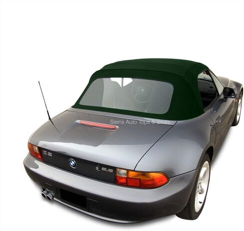 Sierra Auto Tops بديل علوي قابل للتحويل لسيارة BMW 1996-2002 Z3، قماش TwillFast II، أسود، نافذة بلاستيكية in Kuwait