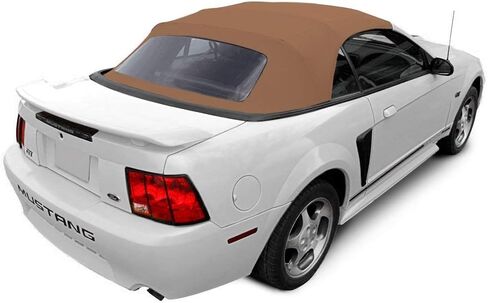 Sierra Auto Tops بديل علوي قابل للتحويل لسيارة Ford Mustang 1994-2004، قماش شراعي فينيل، سرج، نافذة بلاستيكية in Kuwait