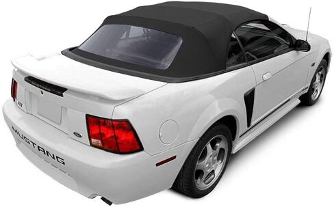 Sierra Auto Tops بديل علوي قابل للتحويل لسيارة Ford Mustang 1994-2004، قماش شراعي فينيل، سرج، نافذة بلاستيكية in Kuwait