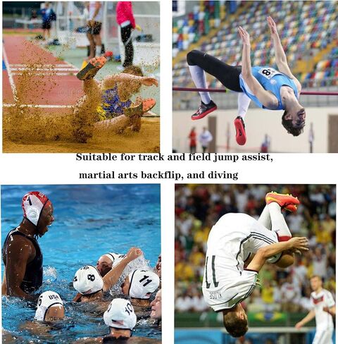 XIJIXILI Gymnastics Springboard for Kids Vaulting Training Fitnes Playing, Portable Curved Spring Board, Children's Springboard Combination, Gymnastics Equipment Suitable for Vaulting and Playing Basketball in Saudi Arabia