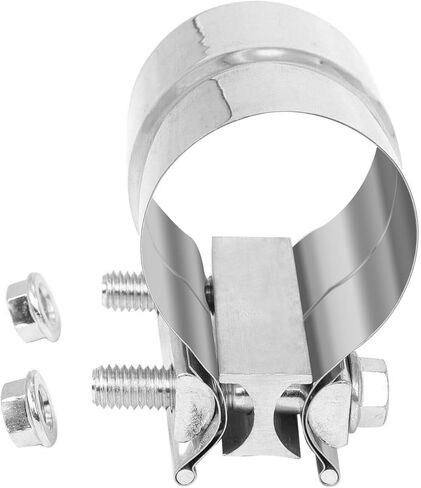 2.5 بوصة مشبك العادم بعقب مشترك الفرقة المشبك كاتم الصوت المشبك كم مقرنة 2 1/2 بوصة الفولاذ المقاوم للصدأ 2 قطعة لكوع أنبوب عادم كاتم الصوت واتصال أنابيب العادم in Kuwait