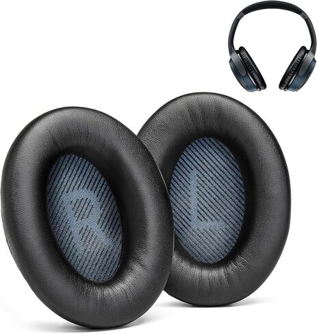 AHG Premium SoundLink AE2 Ear Pads Cushions Compatible with Bose SoundLink AE2 / Bose SoundLink Around Ear ii Wireless Headphones (Black). Premium Protein Leather | Extra Thick Soft High-Density Foam in Saudi Arabia
