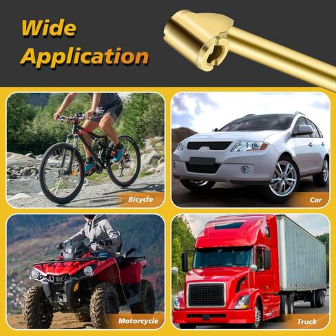 مجموعة ظرف هواء نحاسي مكون من 8 قطع من Coitak، ظرف هواء كروي مغلق 1/4 بوصة، ظرف هواء مزدوج الرأس NPT ومقبس سريع قياسي للذكور، طقم ملء هواء الإطارات لقياس منفاخ الإطارات وضاغط الهواء in Kuwait