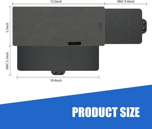 Tesnaao 1 PC Car Visor Extender, Portable Retractable Sun Visor, Multifunctional Car Sunshade, Car Modification Accessories, Universal for Most Cars (Black) in Saudi Arabia
