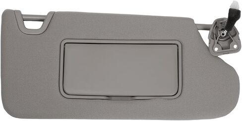 Right Passenger Side Sun Visor Sunvisor Compatible with 2013 2014 2015 2016 2017 2018 Nissan Altima with Mirror and Vanity Light Without Sunroof Replacement for 96401-3TA2A, Beige in Saudi Arabia