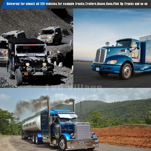 [عبوة من 10] Ledvillage 3 بوصة عدسة شفافة خضراء LED بيضاوية بحرية ضوء مجاملة لشاحنة الالتقاط والعبّارة واليخت والقوارب العائمة 12 فولت تيار مستمر مع الكروم المقاوم للأشعة فوق البنفسجية 12 in Kuwait