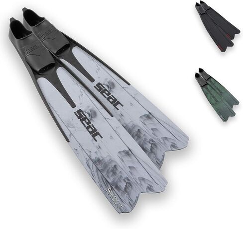 SEAC Shout Adult Long Fins for Scuba Diving, Freediving and Spearfishing in Saudi Arabia