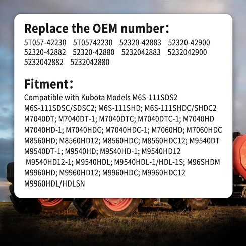 Buymachineryparts 5t057-42230 5t05742230 مفتاح الأمان متوافق مع كوبوتا b2301 b26 b2601 b2650 b3350 استبدال جرار ل52320-42883 52320-42900 52320-42882 52320-42880 in Kuwait