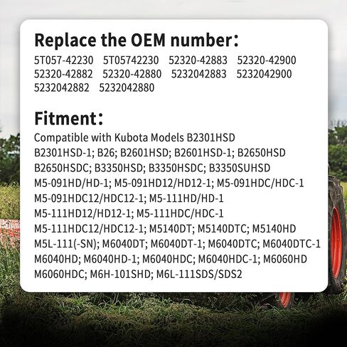 Buymachineryparts 5t057-42230 5t05742230 مفتاح الأمان متوافق مع كوبوتا b2301 b26 b2601 b2650 b3350 استبدال جرار ل52320-42883 52320-42900 52320-42882 52320-42880 in Kuwait