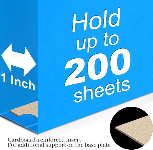30 Pack Extra Capacity Hanging File Folders Reinforced Letter Size Hanging Folders with 1 Inch Expansion, 1/5 Cut Adjustable Tab Inserts for Office, School, Home Supplies, Assorted Colors in Saudi Arabia