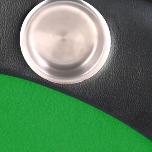 10 Players Tri-Fold Green Casino Game Texas Holdem Blackjack Mat Folding Poker Table Top Layout in Saudi Arabia