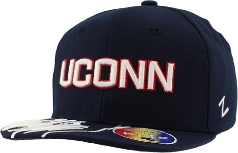 Zephyr Unisex Kid's NCAA Officially Licensed Youth Adjustable Hat Z11 Sidekick, Team Color, One Size in Saudi Arabia