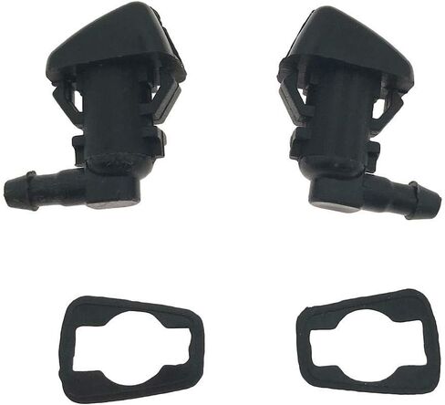 55157319AA Pack of 2 Windshield Washer Sprayer Nozzle Kit for 2008-2012 Liberty 2006-2010 Commander 2007-2011 Dodge Nitro Replace OE 55157319AA 4806312AA in Saudi Arabia